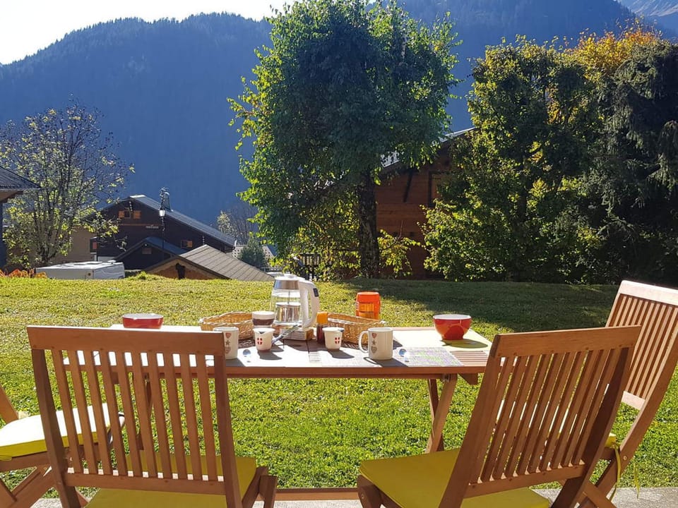 Superbe studio avec terrasse près des pistes à Châtel - FR-1-693-96 Apartment in Châtel