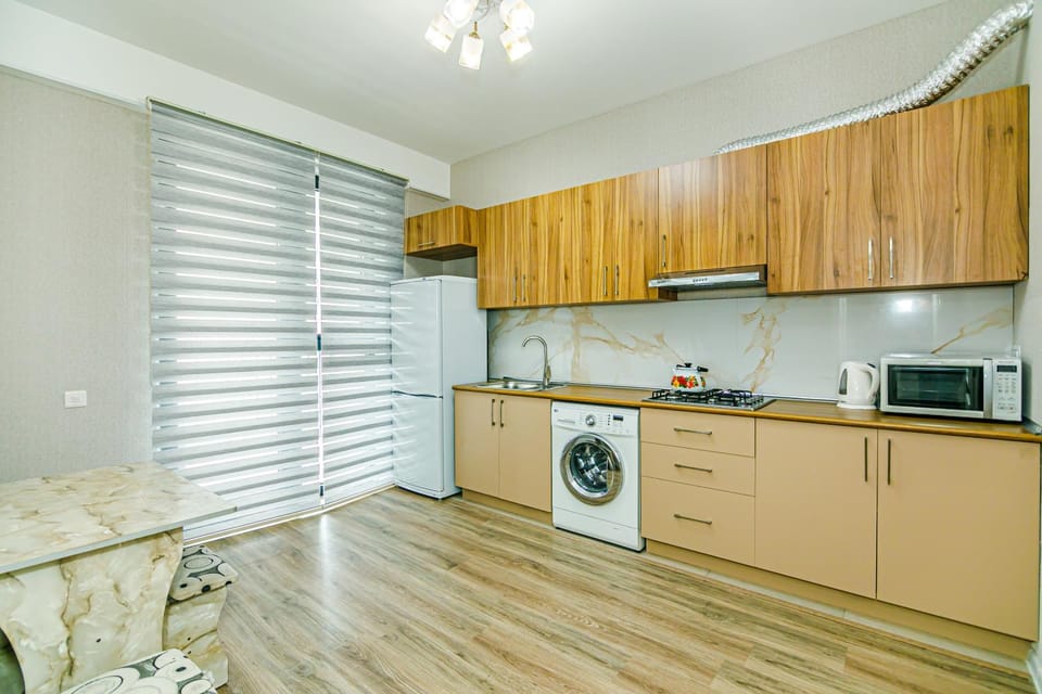 Kitchen or kitchenette, dishwasher, minibar, oven, pet friendly, stove, toaster, washing machine, dryer