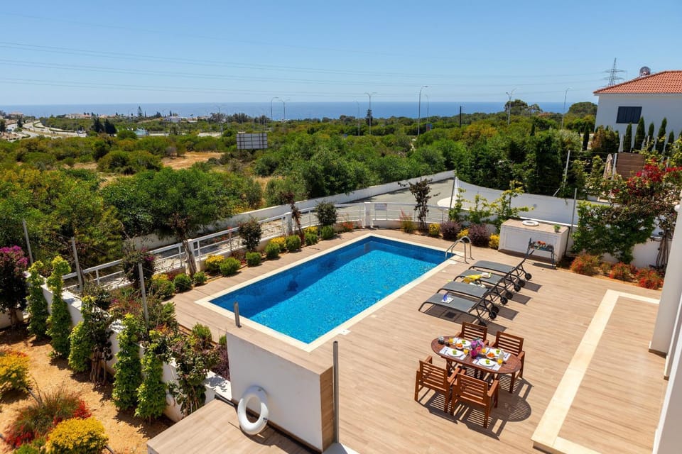 Patio, Sea view, Swimming pool