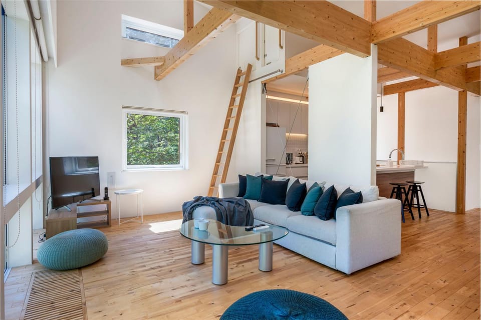 Living room, air conditioner