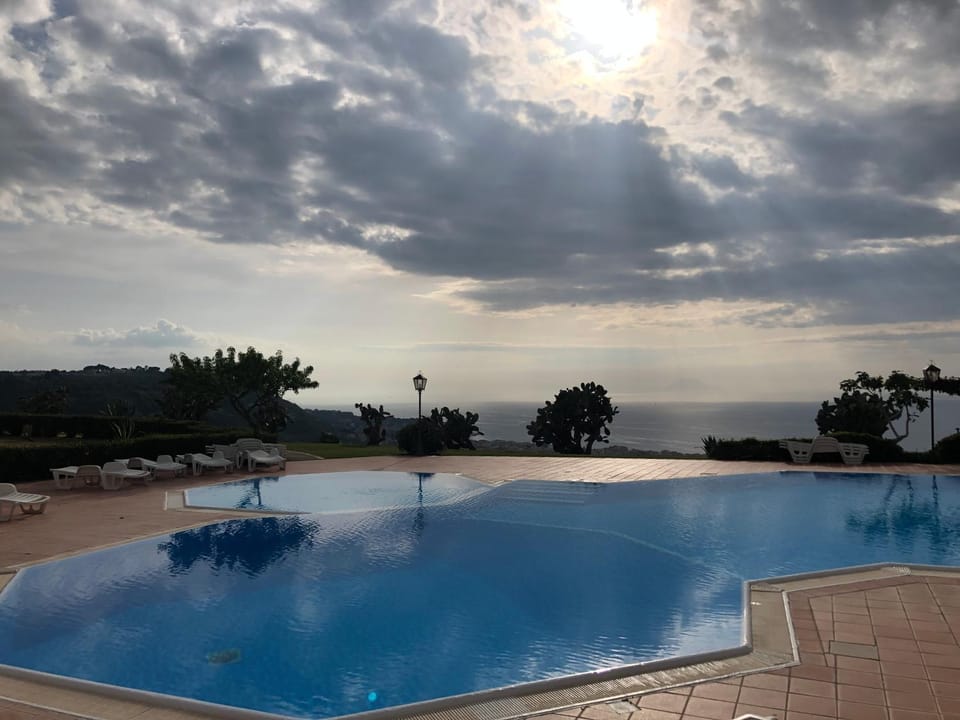 Pool view, Sea view, Swimming pool