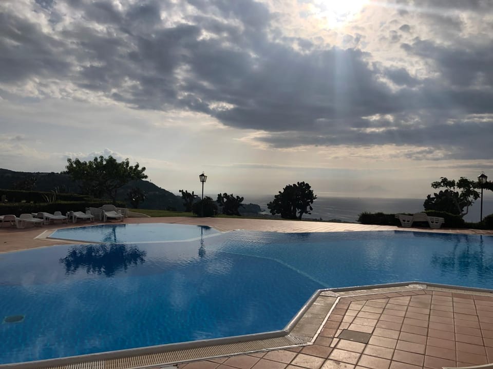 Pool view, Sea view, Swimming pool