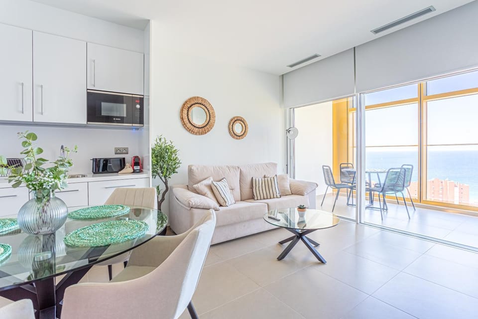 Kitchen or kitchenette, Living room, Dining area