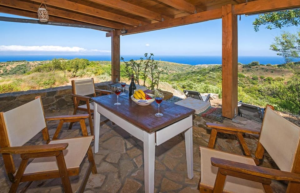 Day, Balcony/Terrace, Seating area, Mountain view, Sea view