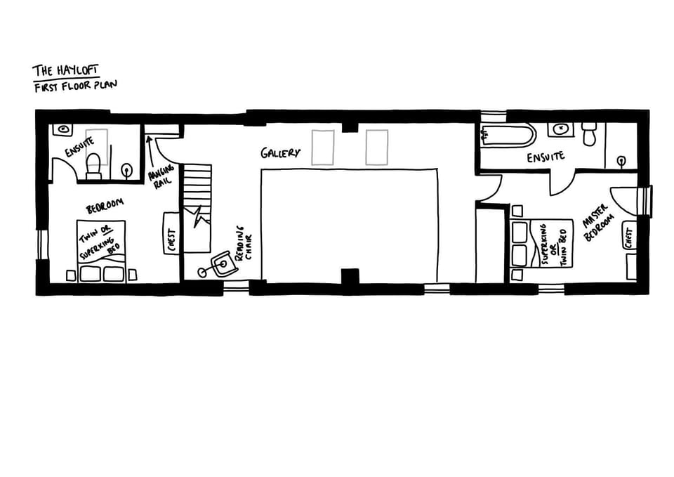 The Hayloft Apartment in West Lindsey District