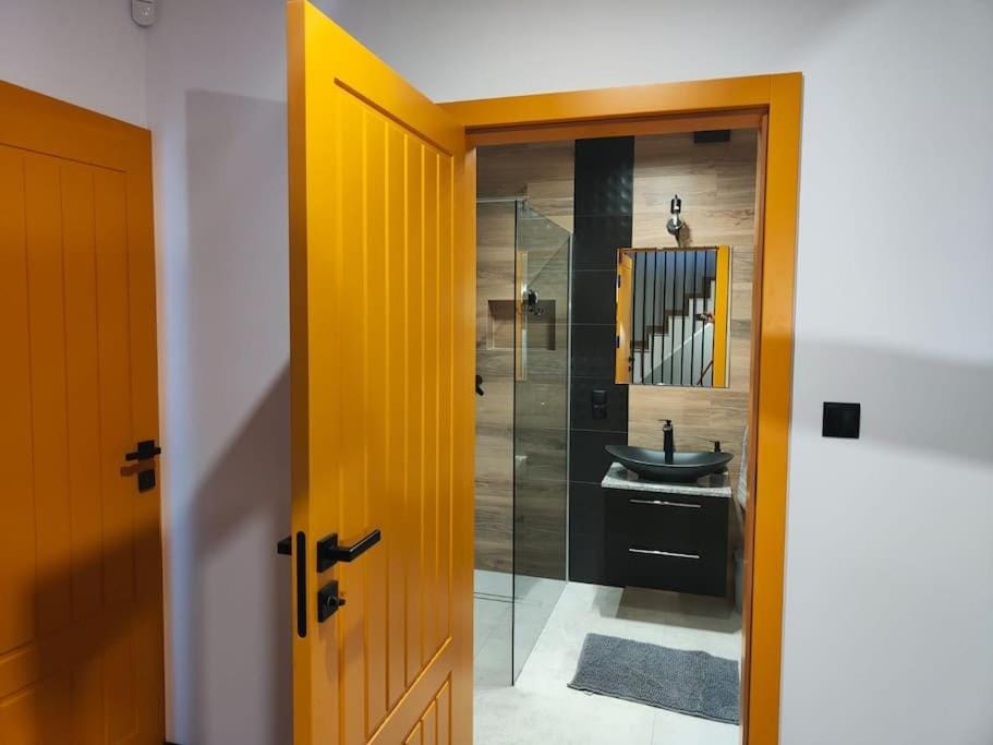 Łeba Nowęcin Orange House House in Leba