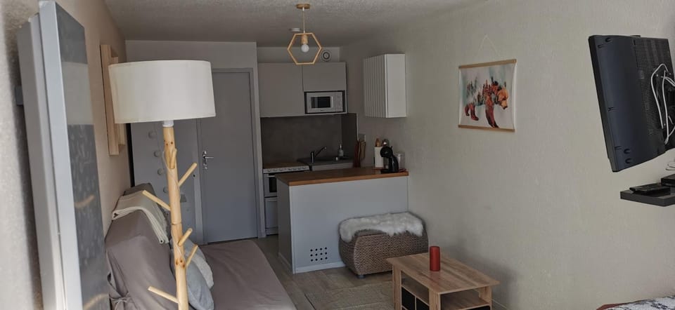 La Foux d'Allos : Studio Cosy au pied des pistes vue montagne Apartment in Allos