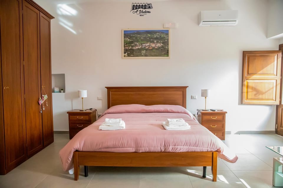 Bed, Photo of the whole room, Bedroom, wardrobe, air conditioner