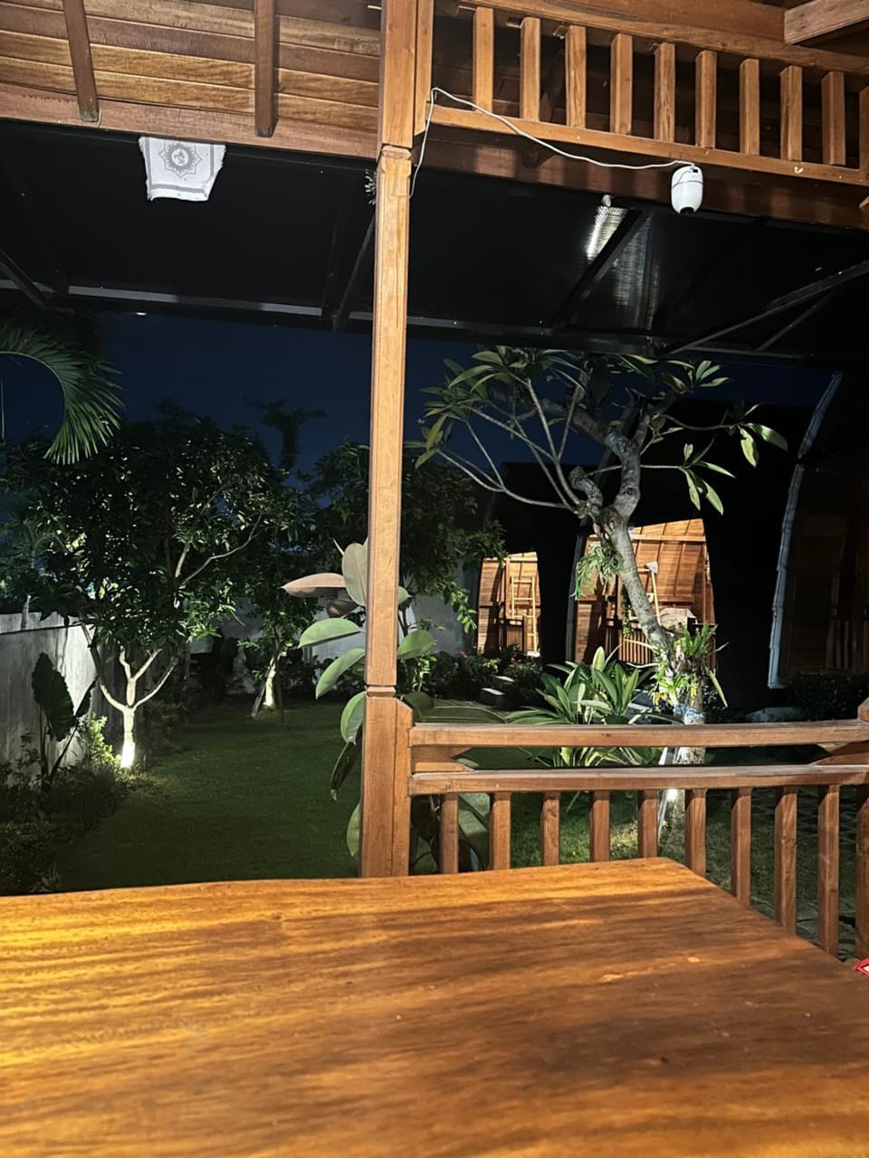 Night, Garden, View (from property/room), Balcony/Terrace, Garden view