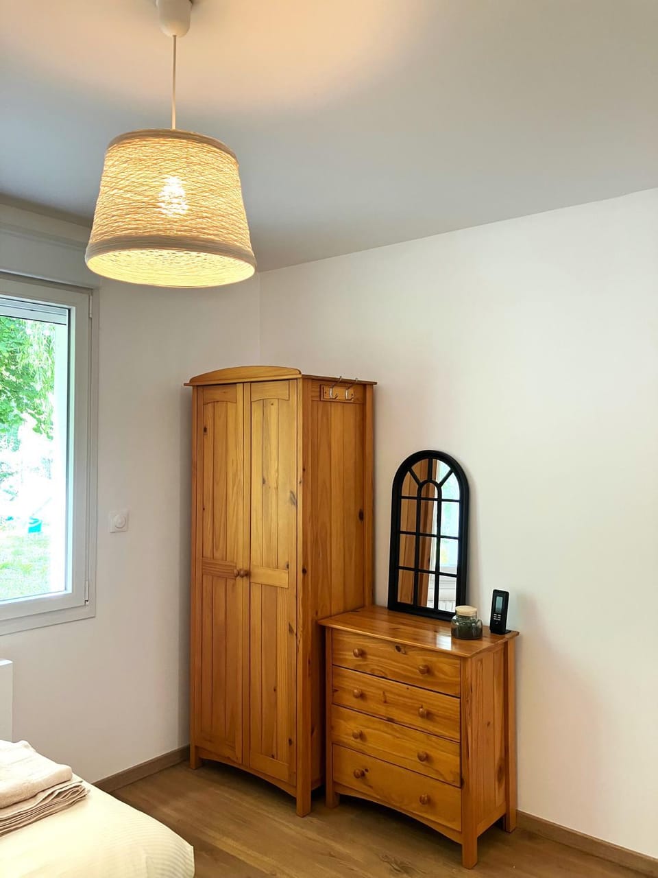 Bed, Photo of the whole room, Bedroom, wardrobe