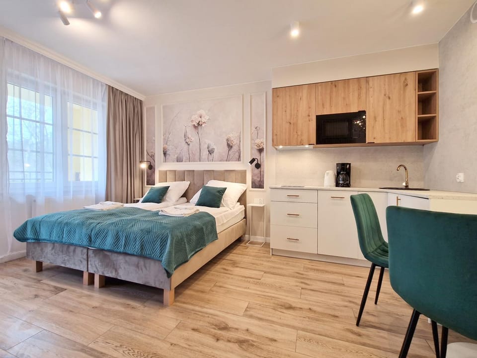 Bed, TV and multimedia, Kitchen or kitchenette, Photo of the whole room, minibar