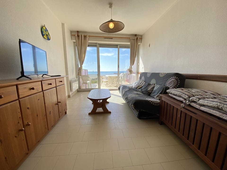 Duplex F3 en bord de plage, 6 couchages, Carnon - Animaux admis, Wifi, parking privé Apartment in Mauguio