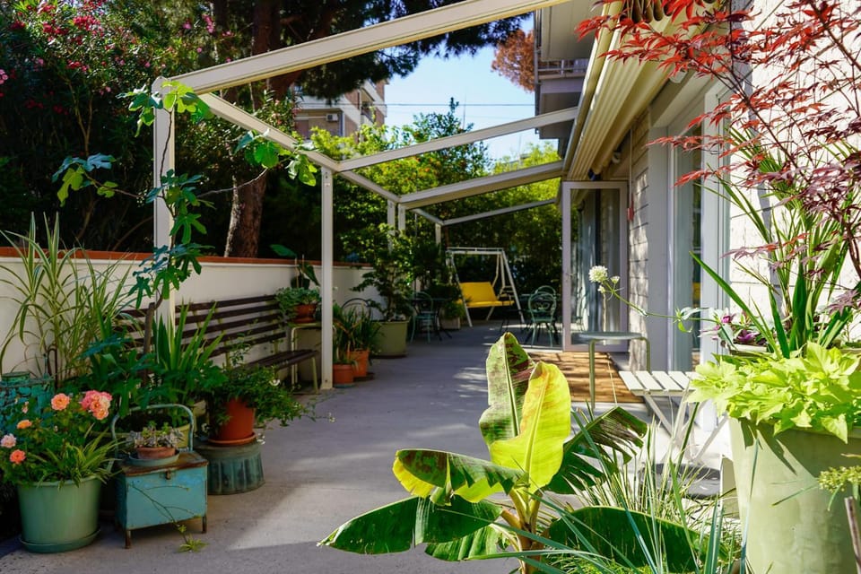 Property building, Garden, Garden view
