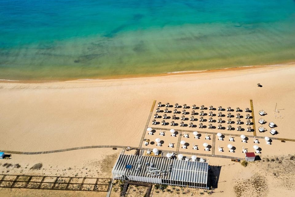 Beach, Sea view, sunbed