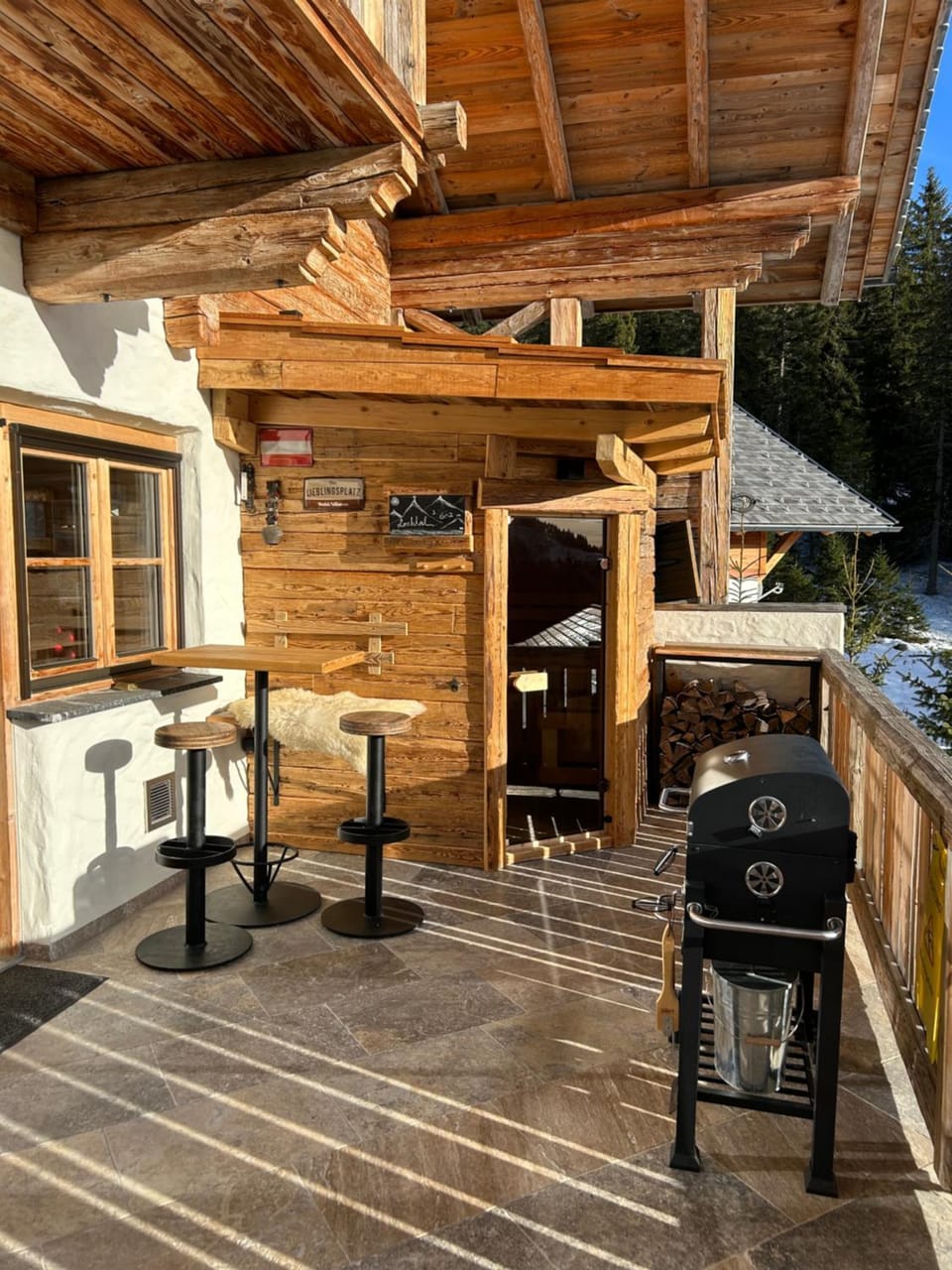 Property building, Sauna, View (from property/room), Balcony/Terrace, Lounge or bar