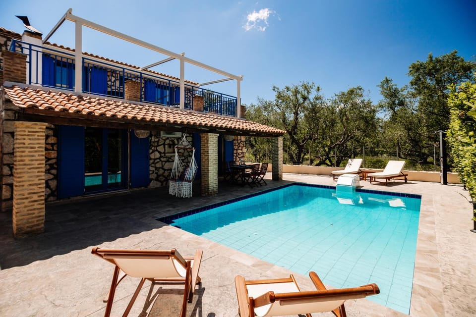 Property building, Patio, Day, Swimming pool