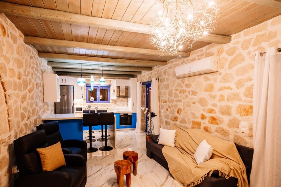 Living room, kitchen