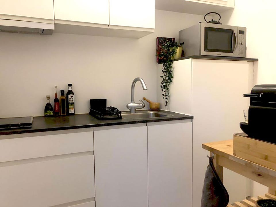 Coffee/tea facilities, Kitchen or kitchenette, minibar, stove