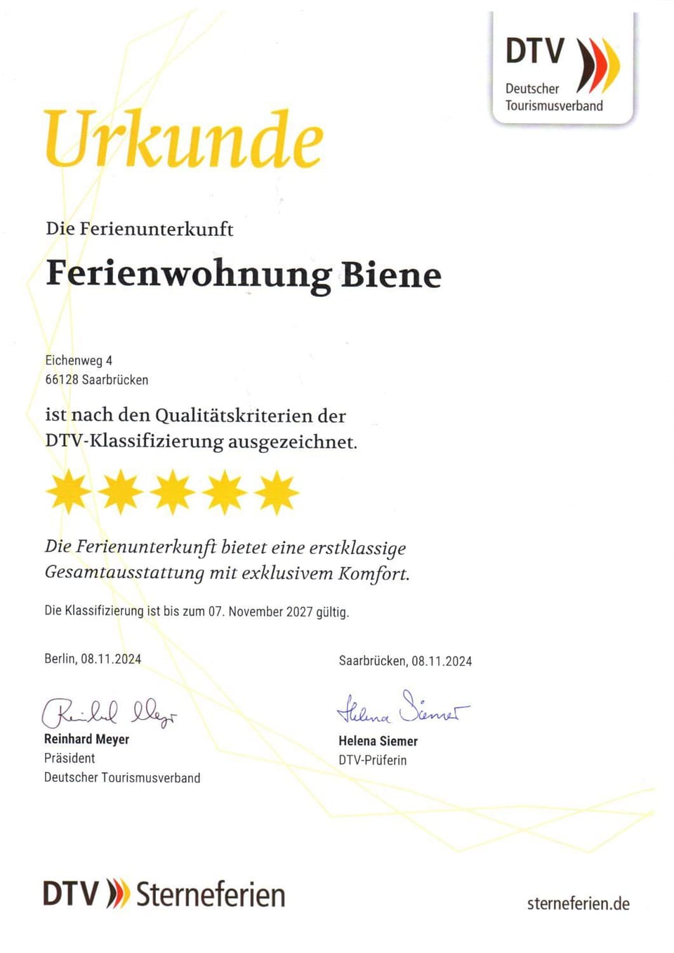 Certificate/Award
