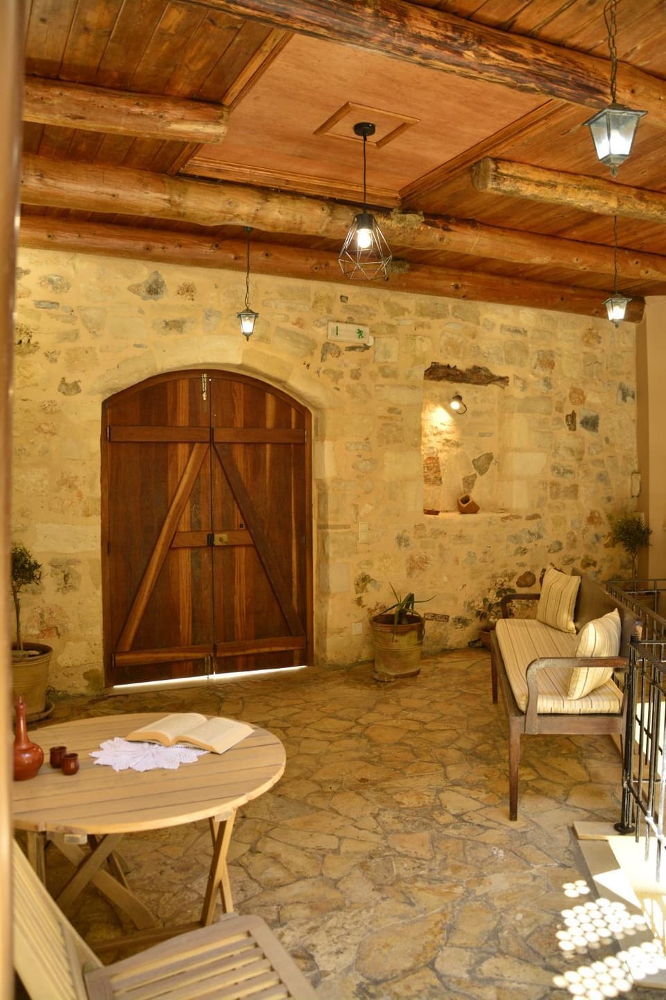 Roukouneli Traditional Stone House - Terrace & BBQ House in Crete