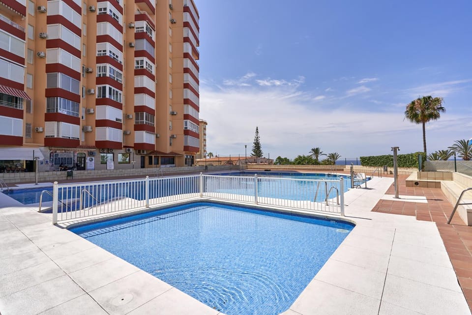 Property building, Living room, Swimming pool