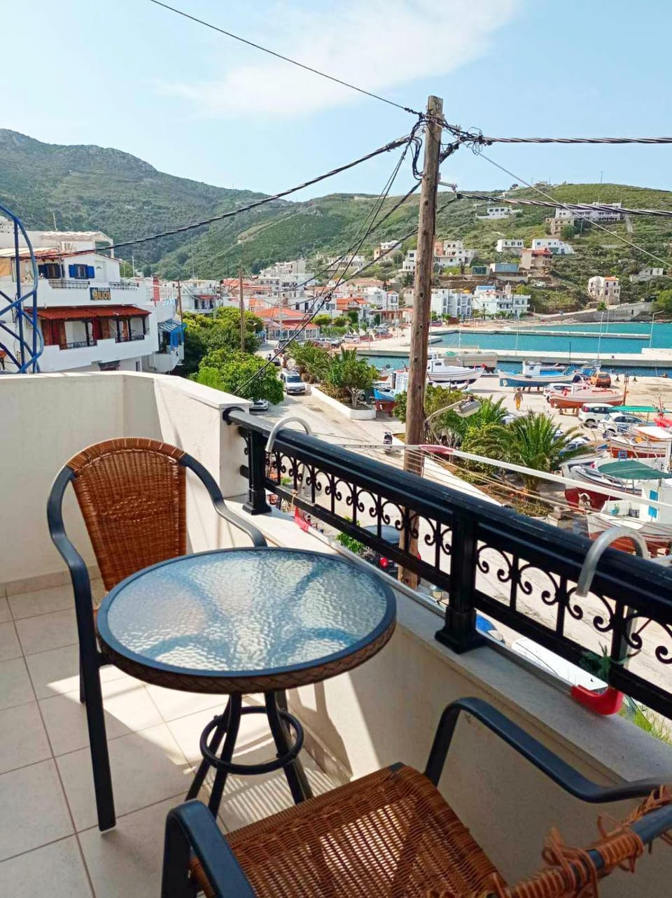 Day, Natural landscape, View (from property/room), Balcony/Terrace, Seating area, Mountain view, Sea view