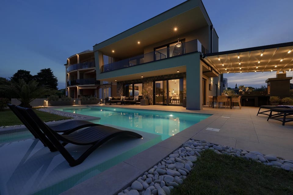 Villa SCALA Pomer-Medulin SEA VIEW Villa in Banjole