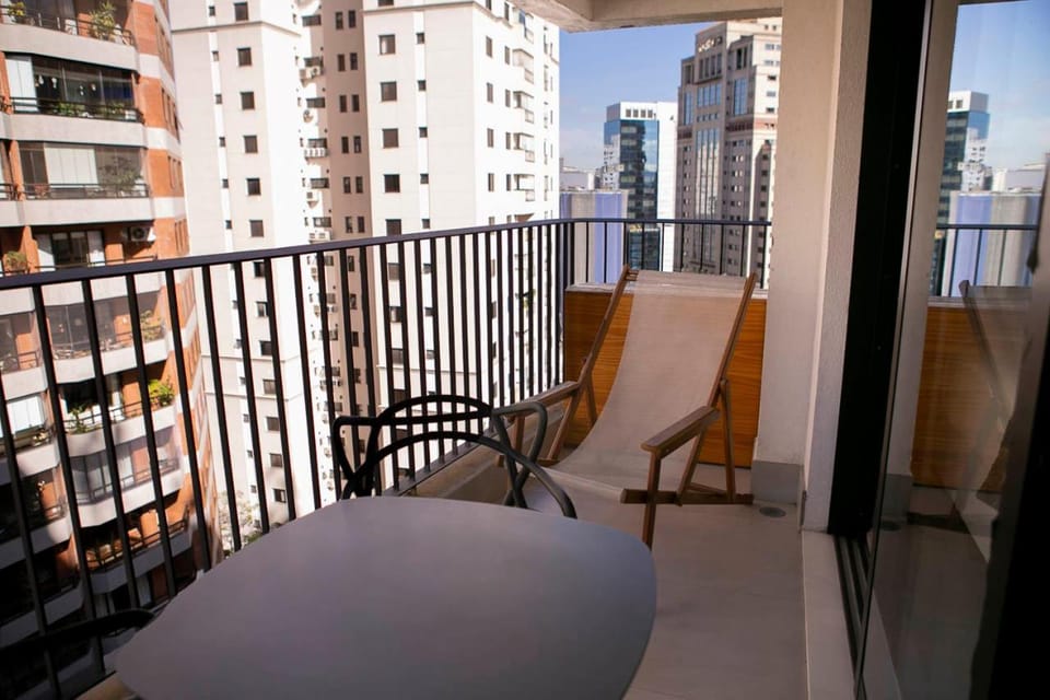 Studio 31 m2 com Terraço Parque Ibirapuera Itaim Bibi Apartment in Sao Paulo City