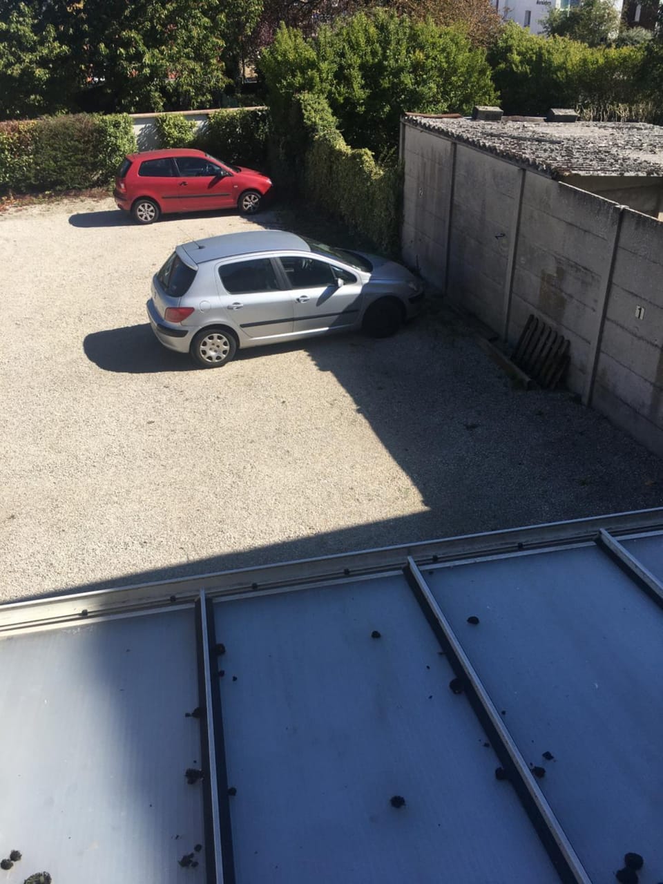 Inner courtyard view, Parking