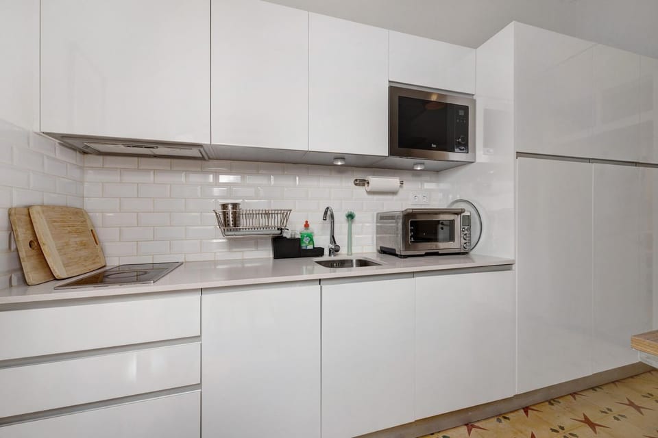 Kitchen or kitchenette, Living room