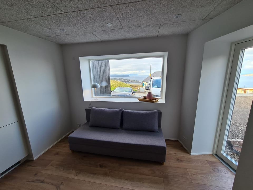 View (from property/room), Living room, Sea view