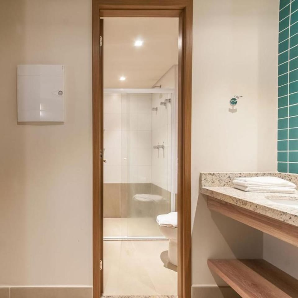 Shower, Toilet, towels