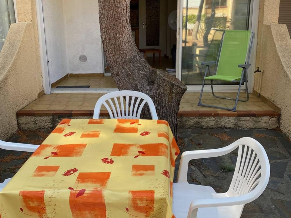 Studio Cabine 4 Pers, Terrasse, Parking Privé, Proche Plage et Commerces, La Franqui - FR-1-81-585 Cabin in Leucate