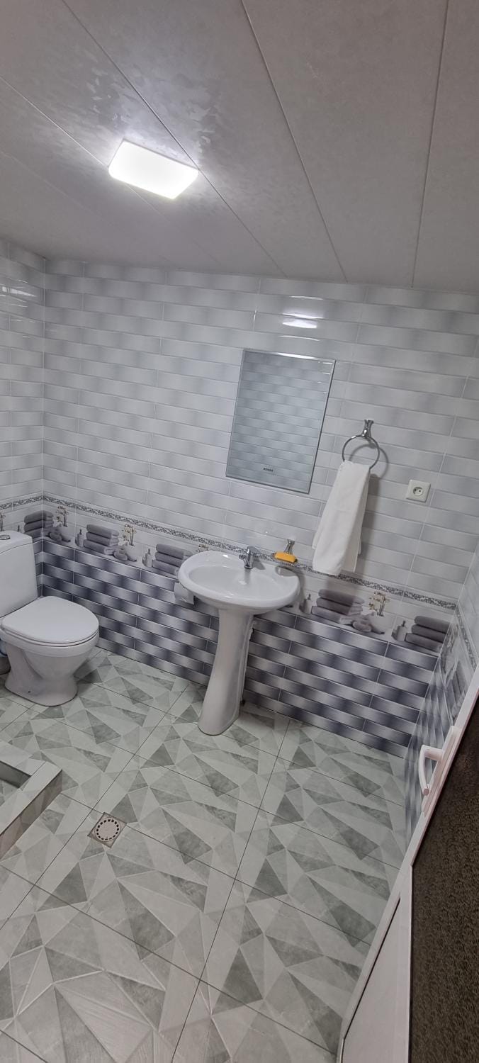 Shower, Toilet, Bathroom, View (from property/room), towels