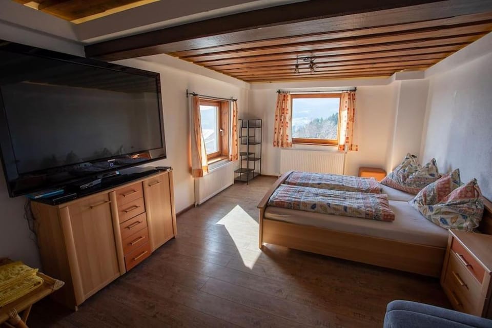 Bed, TV and multimedia, Bedroom