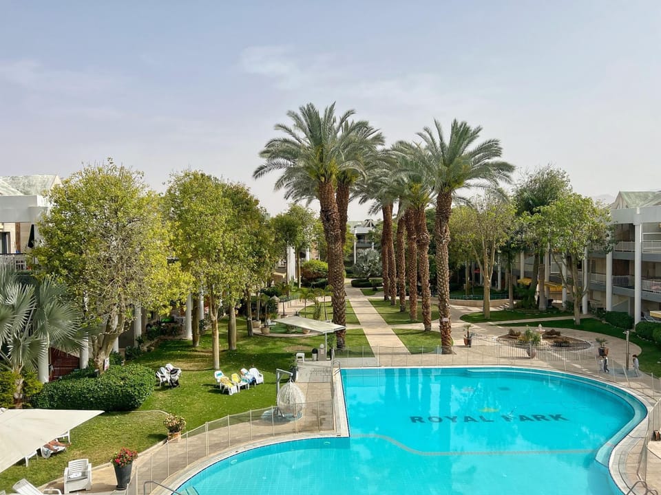 Property building, Day, Natural landscape, Garden, Garden view, Pool view, Swimming pool