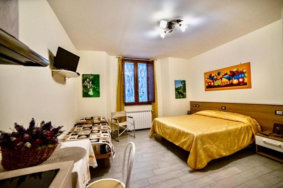 Bed, TV and multimedia, Living room, Photo of the whole room, Seating area, Bedroom, hair dresser