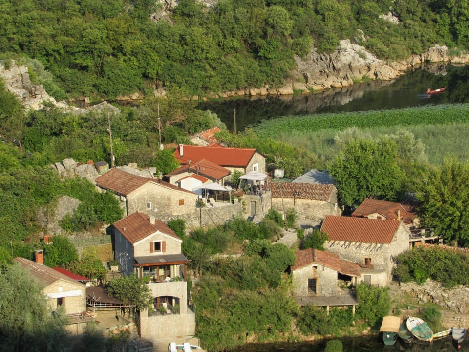 Property building, Natural landscape, Bird's eye view