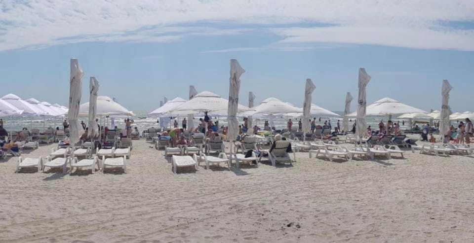 Beach, sunbed