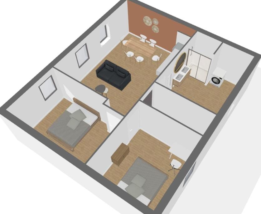 L'Ibiza - Home Homy Apartment in Montluçon