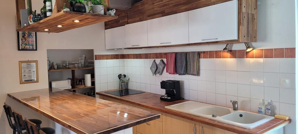 Kitchen or kitchenette, minibar, stove, stove, kitchen, kitchen
