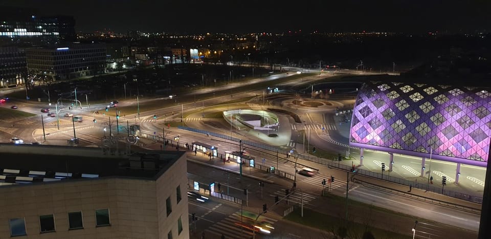 Night, Neighbourhood, Bird's eye view, City view, Location