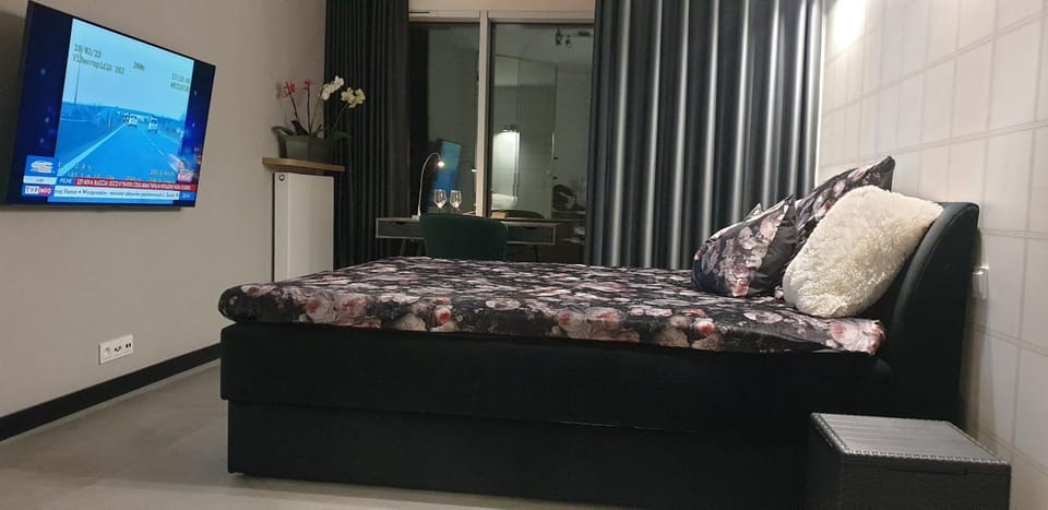 Bed, TV and multimedia, Bedroom