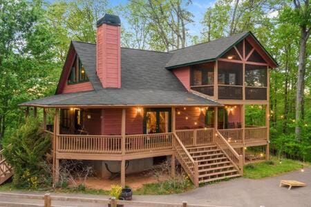 Best Views in Ellijay - Waffle Bar-King Bed-HotTub House in Georgia