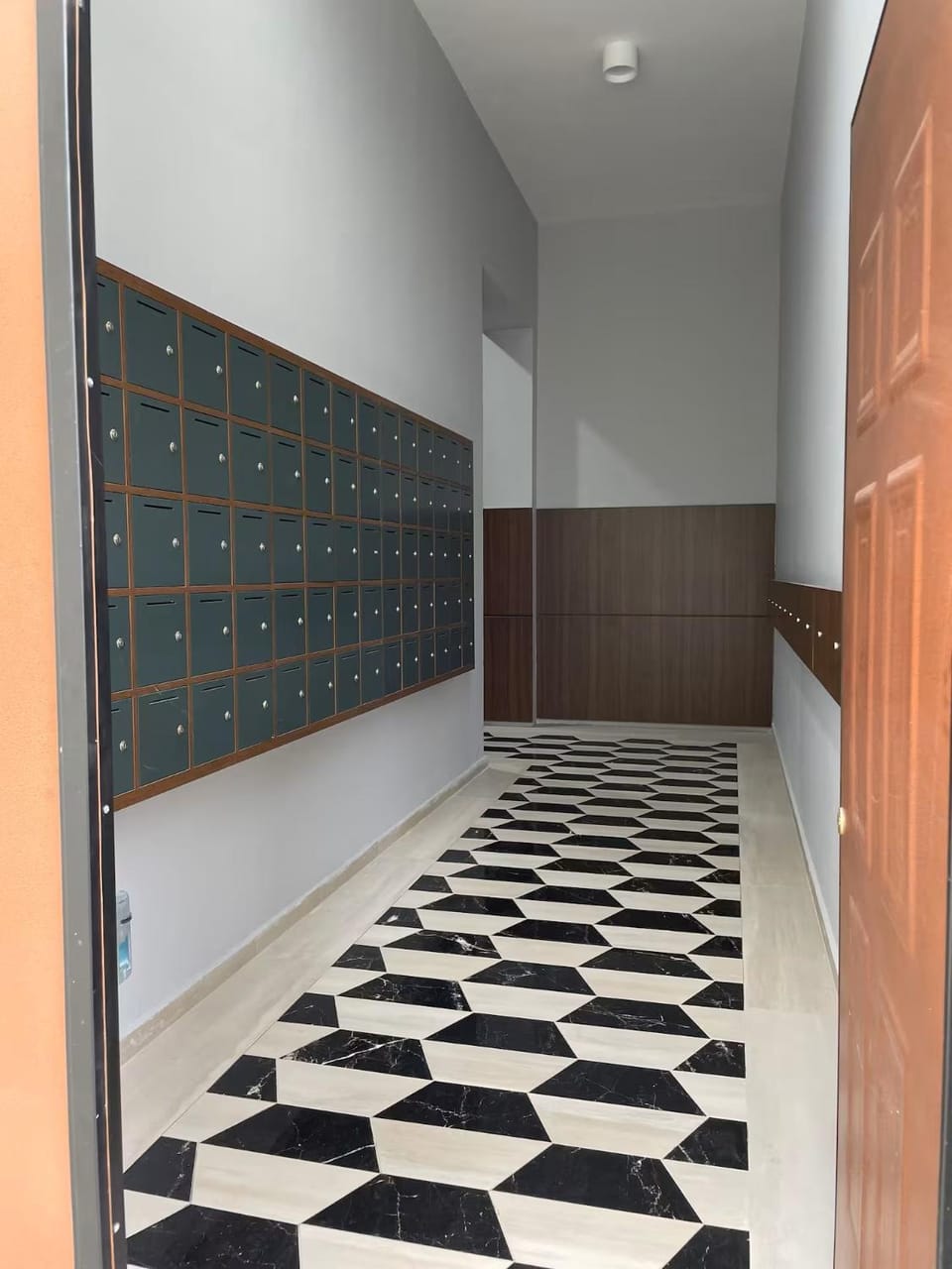 Property building, elevator