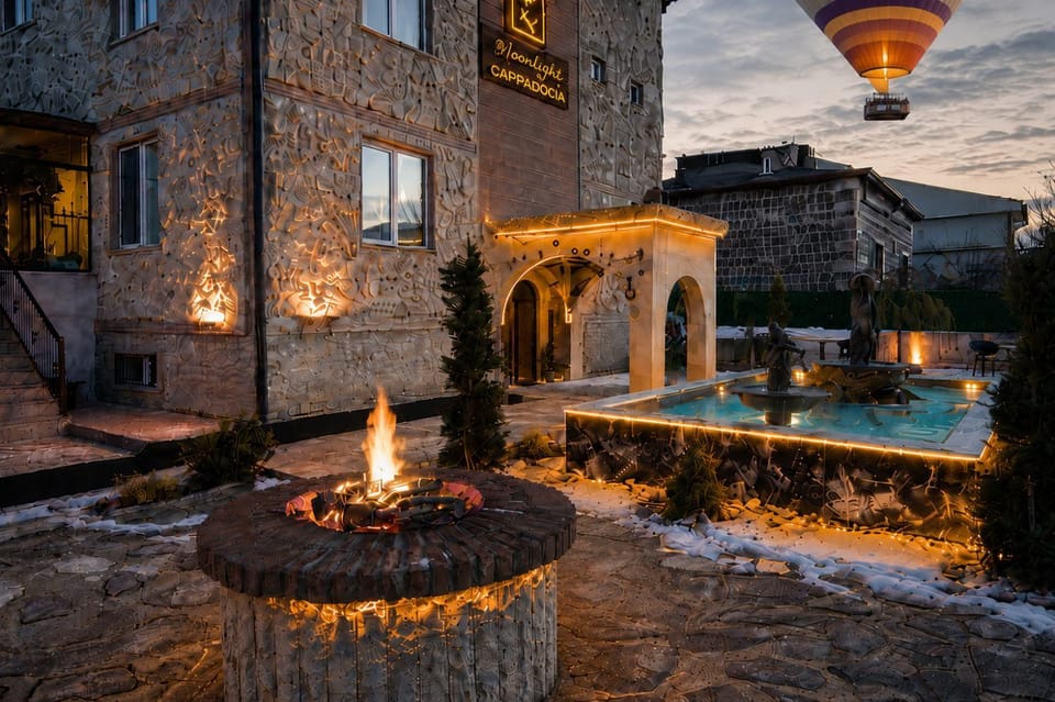 Property building, Natural landscape, Pool view
