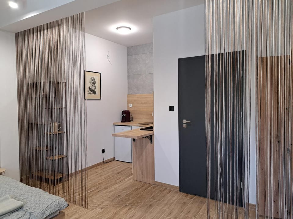 Kitchen or kitchenette, wardrobe