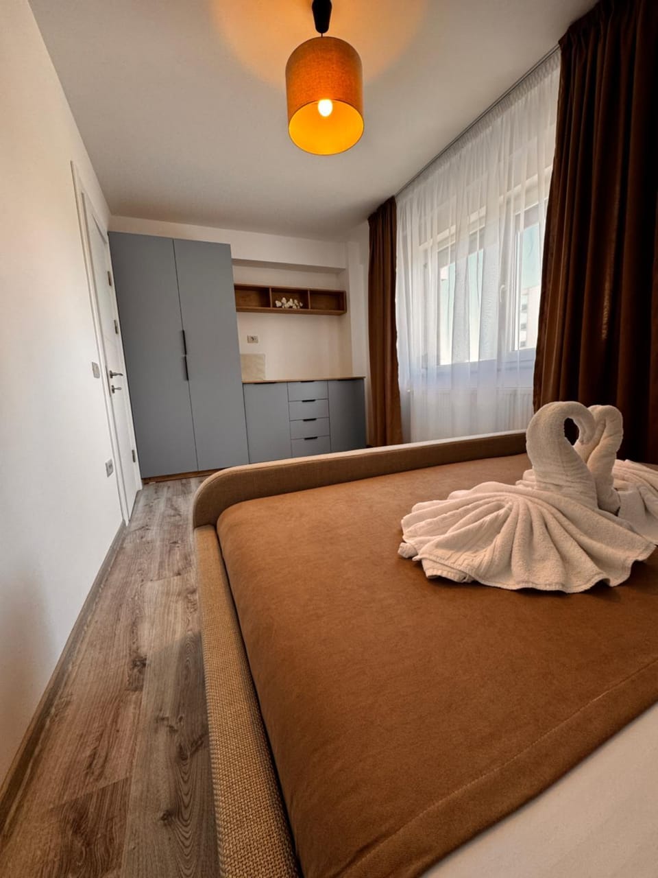 Bed, Photo of the whole room, Bedroom, wardrobe