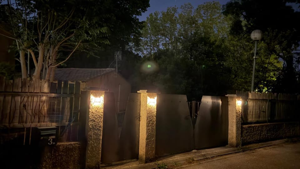 Facade/entrance, Night