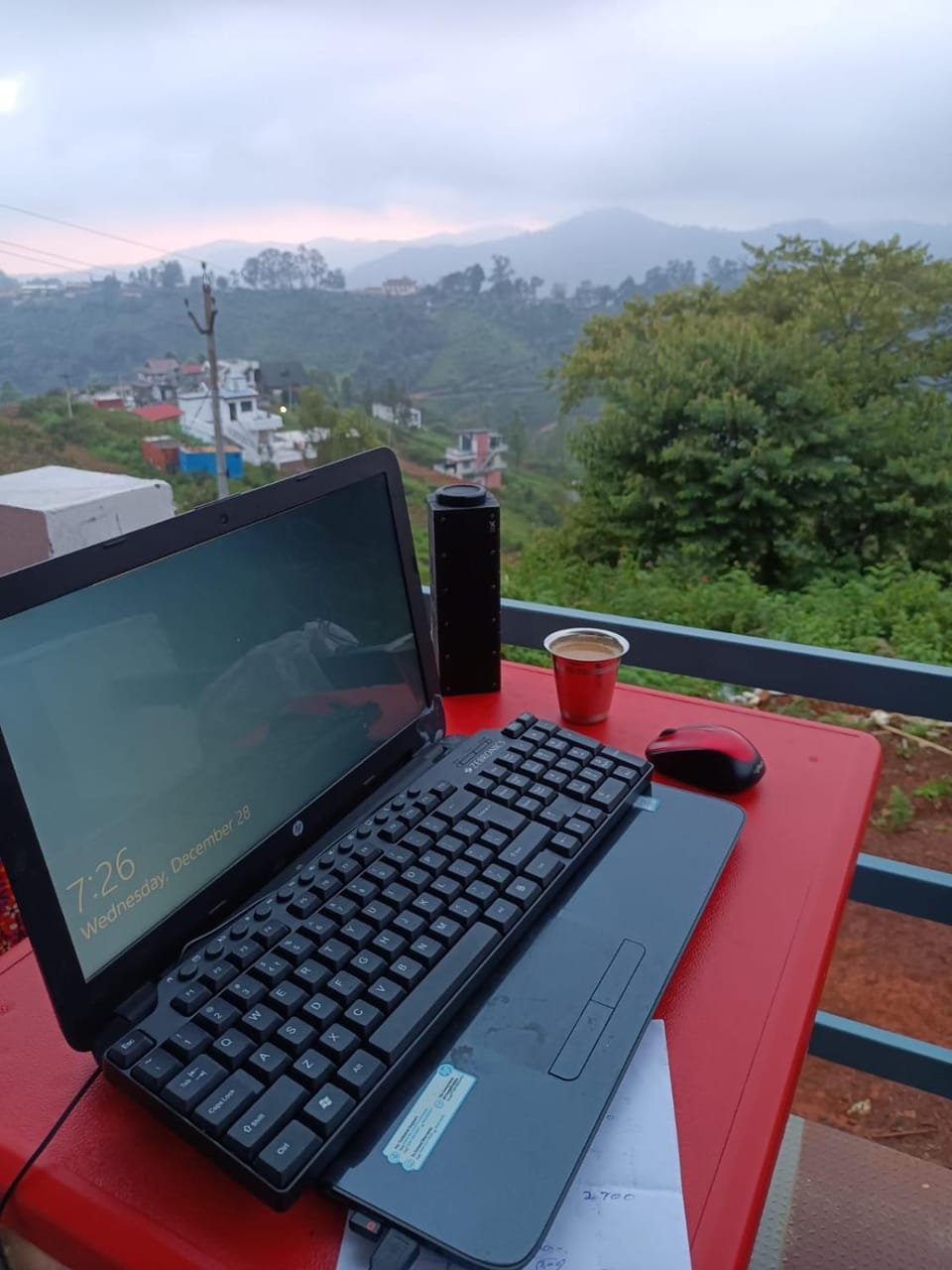 Natural landscape, Balcony/Terrace, Mountain view